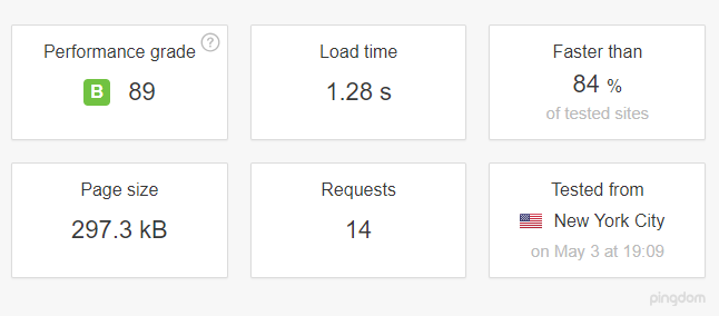 A2 호스팅 속도 테스트 Pingdom -ISITWP- 무료 WordPress 테마 탐지기 a2 hosting speed test pingdom