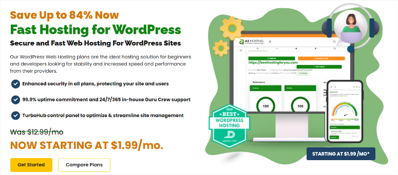 A2 호스팅 워드 프레스-호스팅-ISITWP- 무료 WordPress 테마 검출기 a2 hosting wordpress hosting