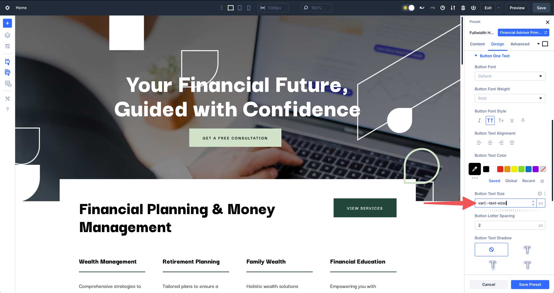 Variabili CSS in Divi 5