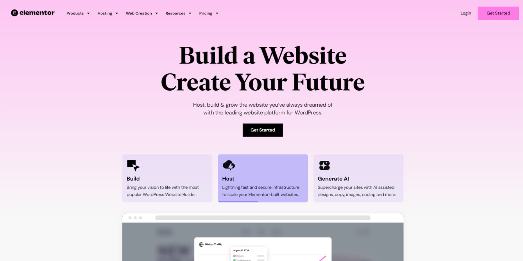 Home page di Element
