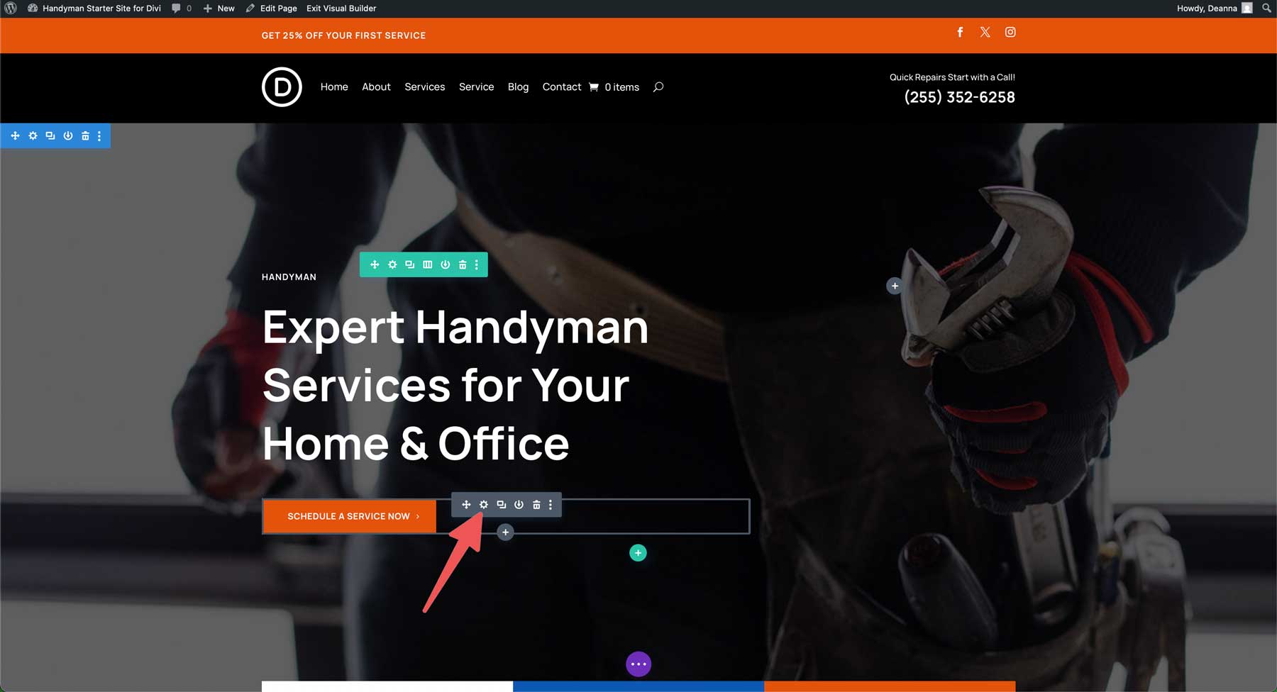 Situs starter tukang untuk Divi