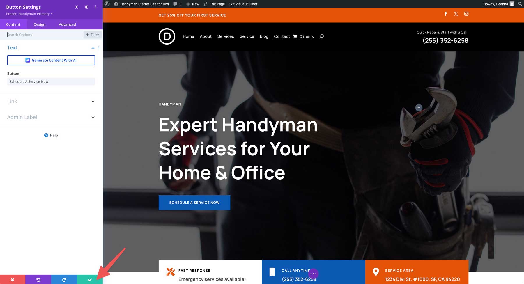 Situs starter tukang untuk Divi