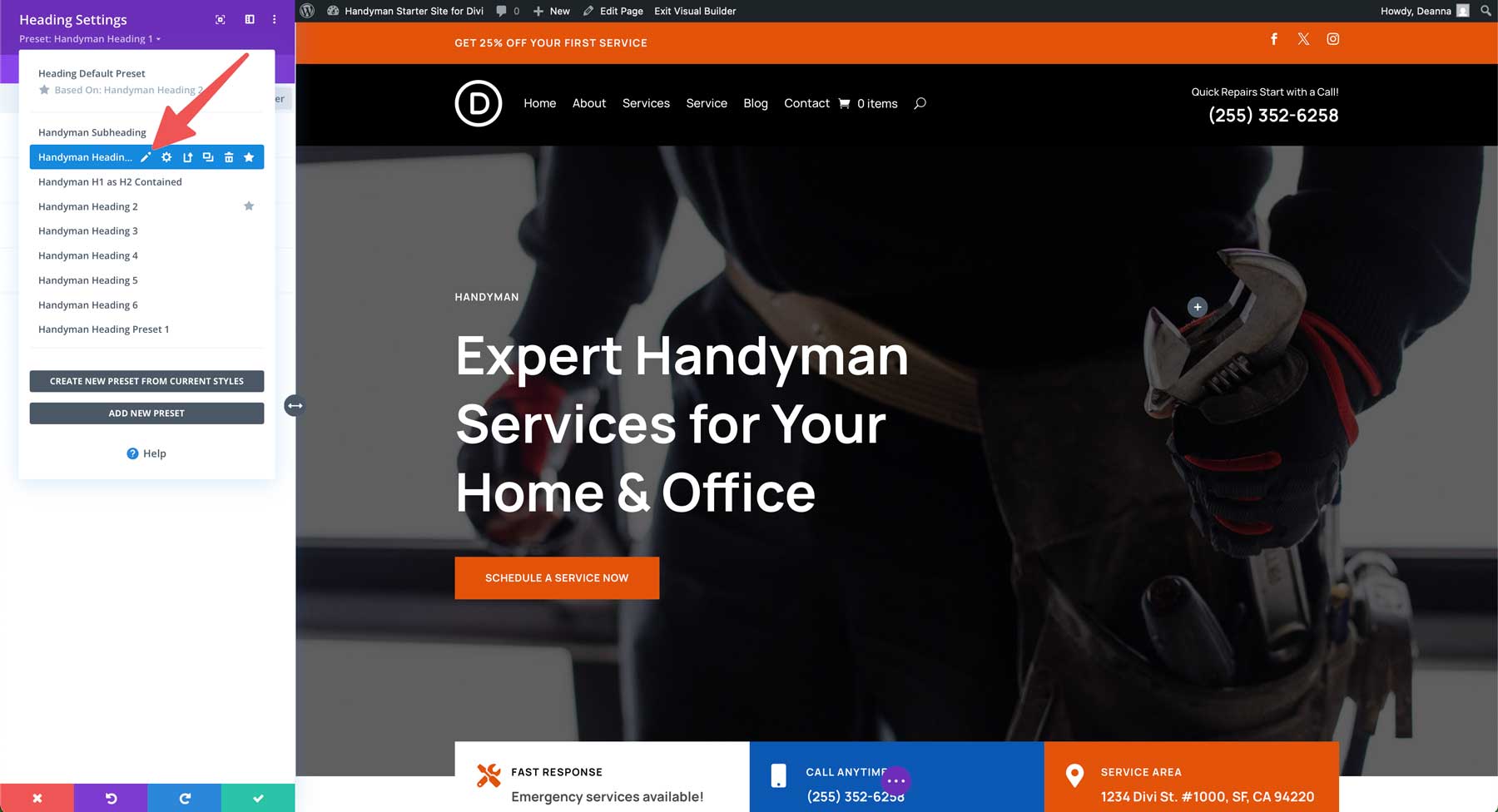 Situs starter tukang untuk Divi