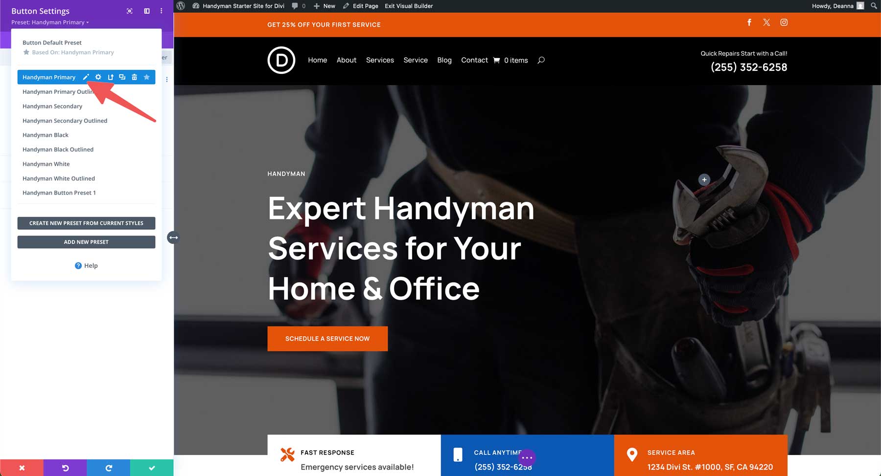 Situs starter tukang untuk Divi