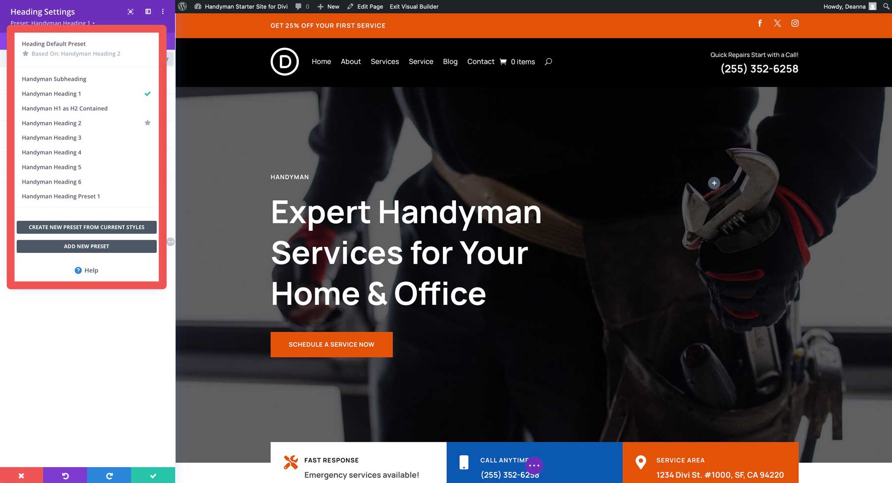 Situs starter tukang untuk Divi
