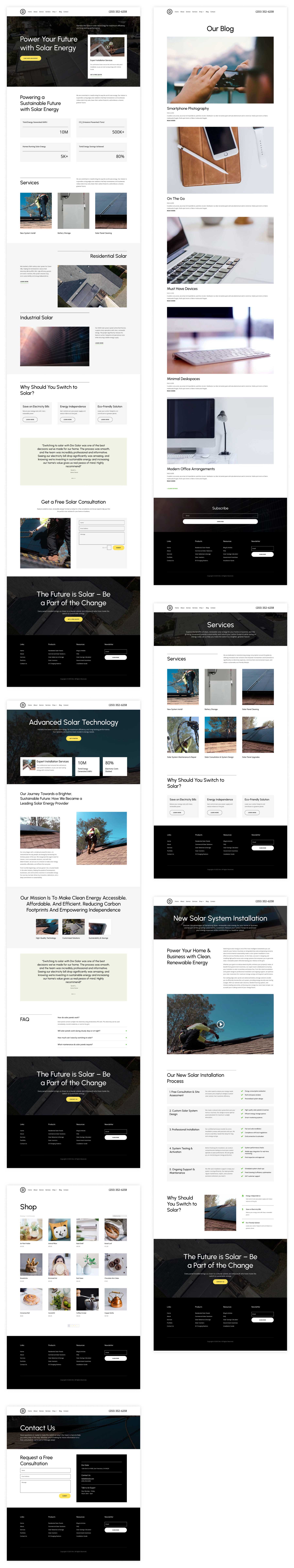 site de démarrage solaire pour divi