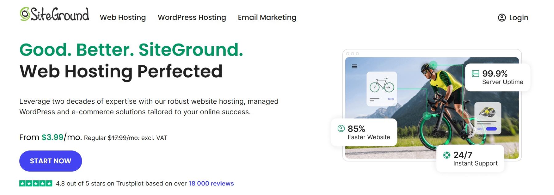 SiteGround -Homepage