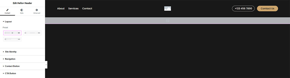 Header -Widget