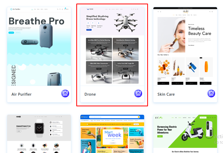 8 cele mai bune exemple de site -uri de drone pe care trebuie să le verificați chiar acum 23 Drone template import