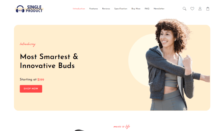 14 เทมเพลต WooCommerce ที่เรียบง่ายสำหรับร้านค้าสมัยใหม่ 14 Single Product