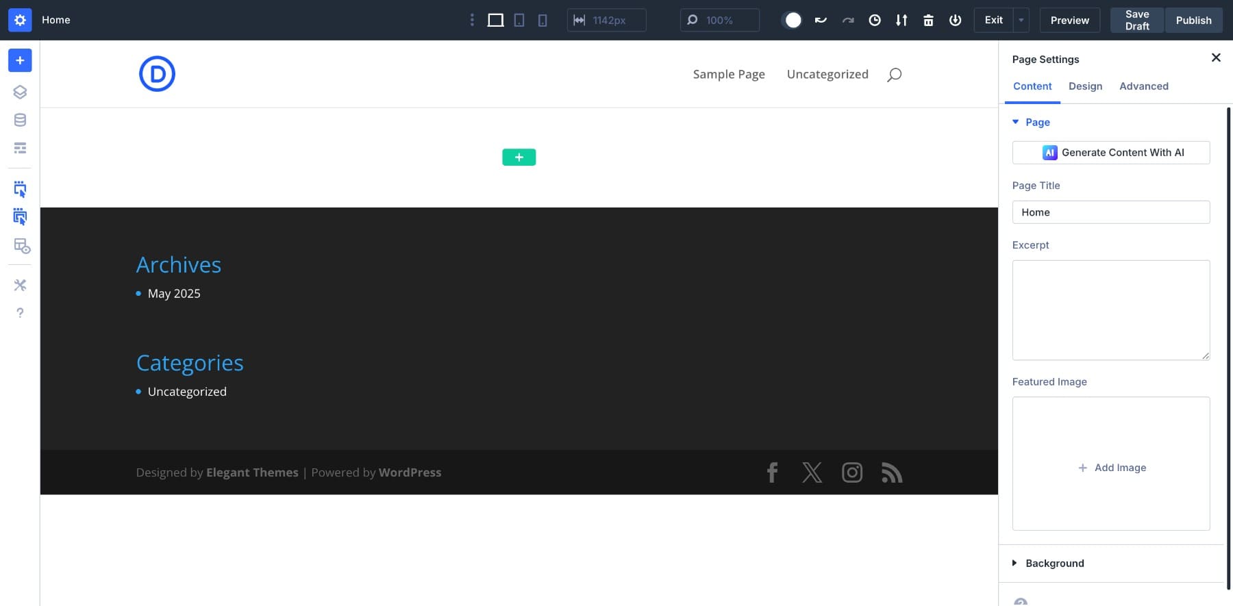 Divi 5ビジュアルビルダー