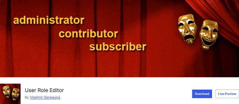complemento de editor de roles de usuario de WordPress
