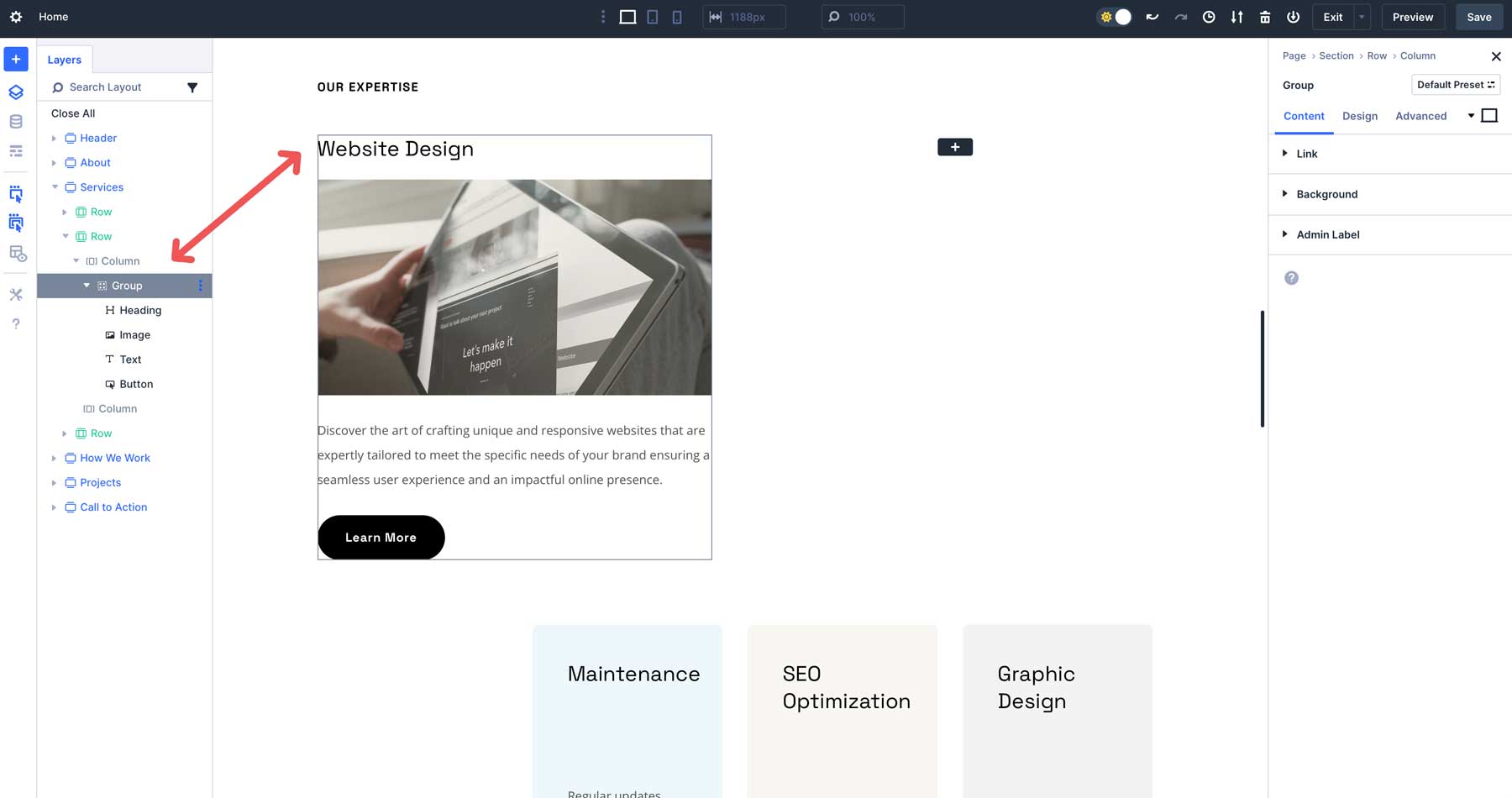 DIVI 5モジュールグループ