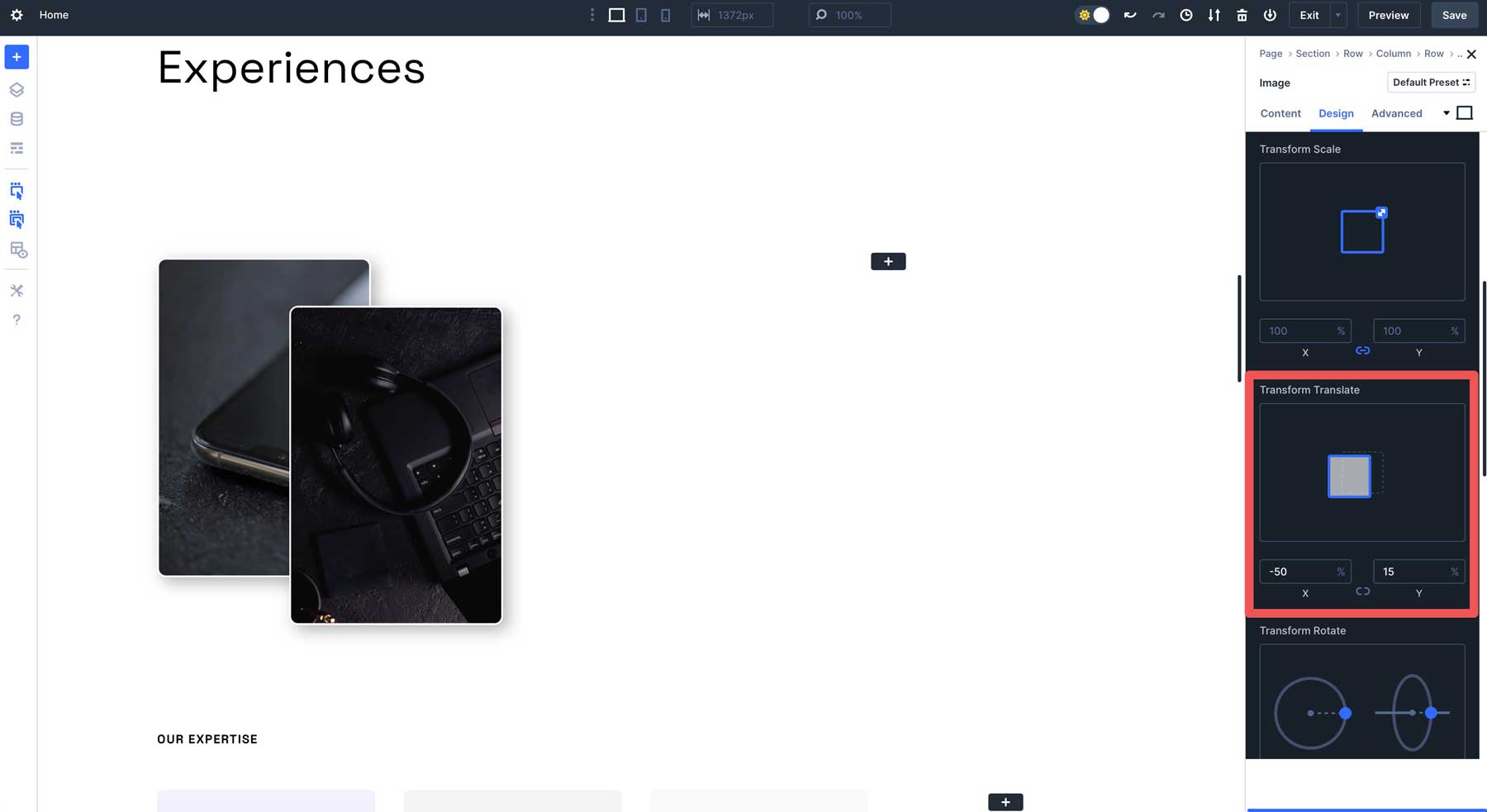 Divi 5のオプショングループプリセット