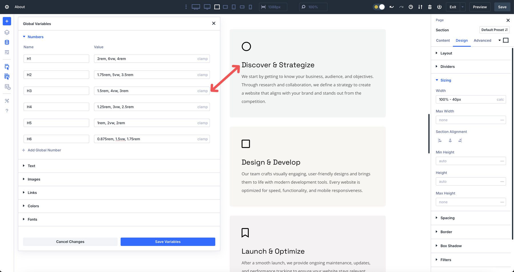 DIVI 5の高度なユニット