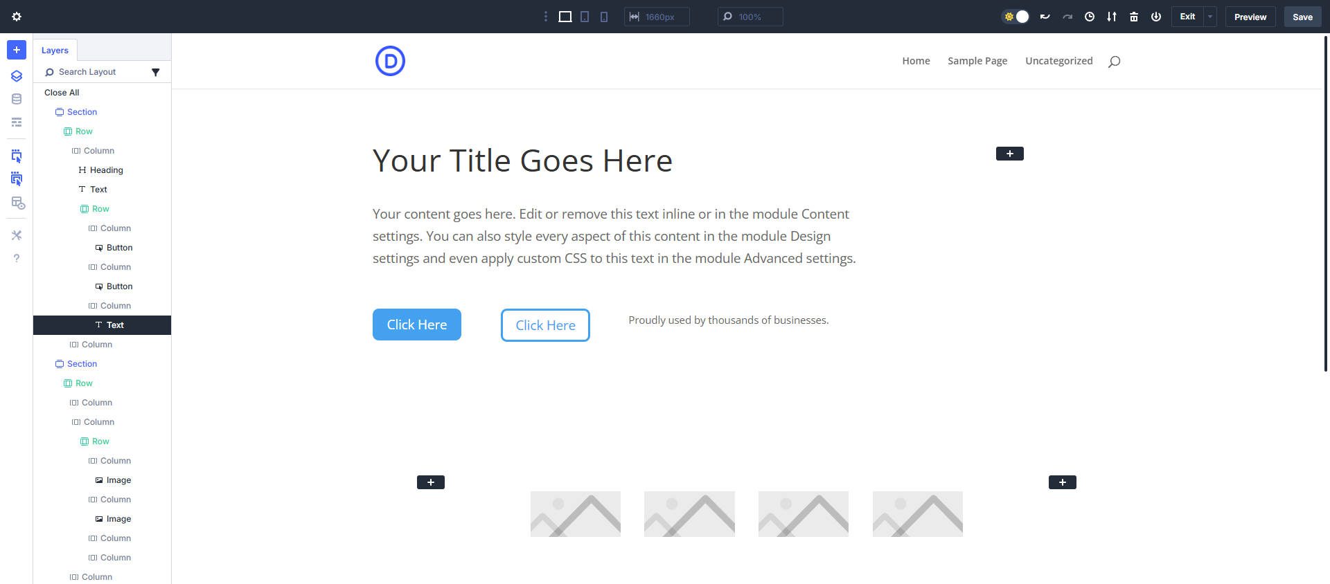Halaman Wireframe Untuk Mulai Mengatur Jarak