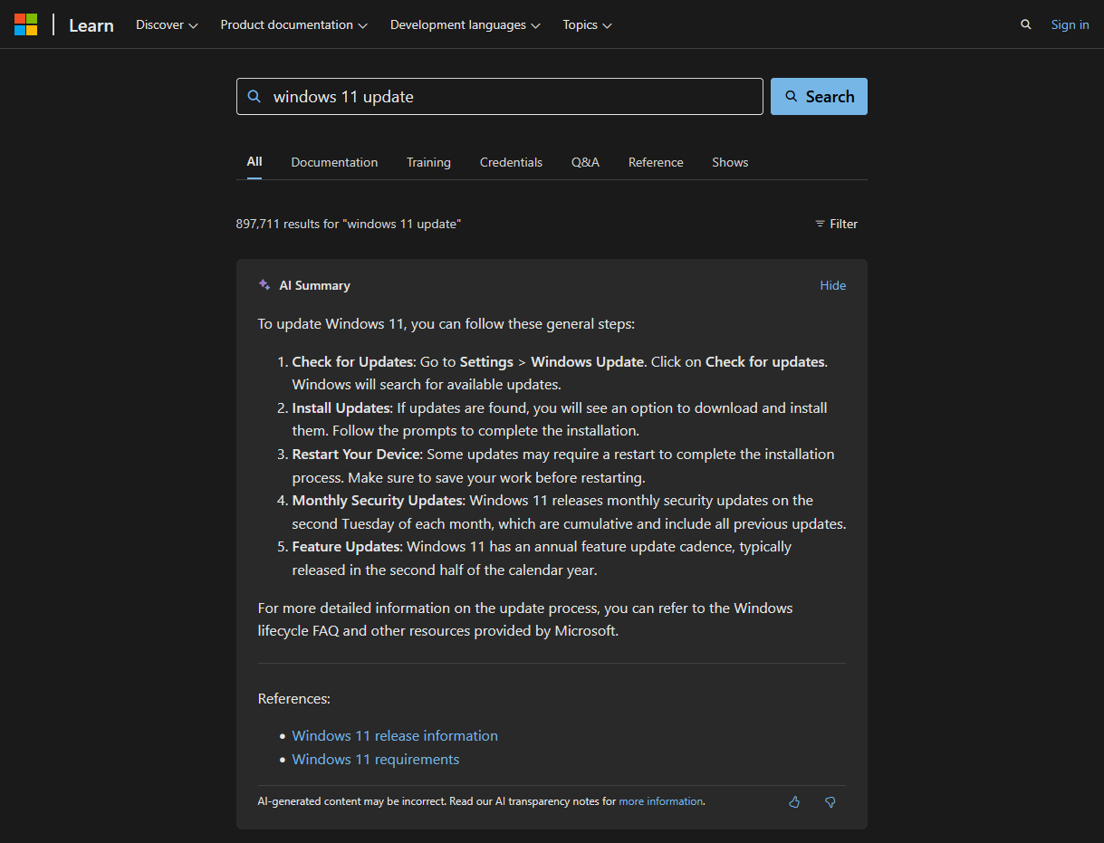 Contoh-microsoft-using-ai-in-their-knowledge-b-Herothemes Example of Microsoft using AI in their knowledge base