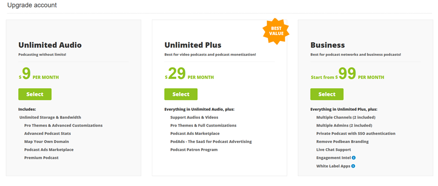 Podbean 播客托管