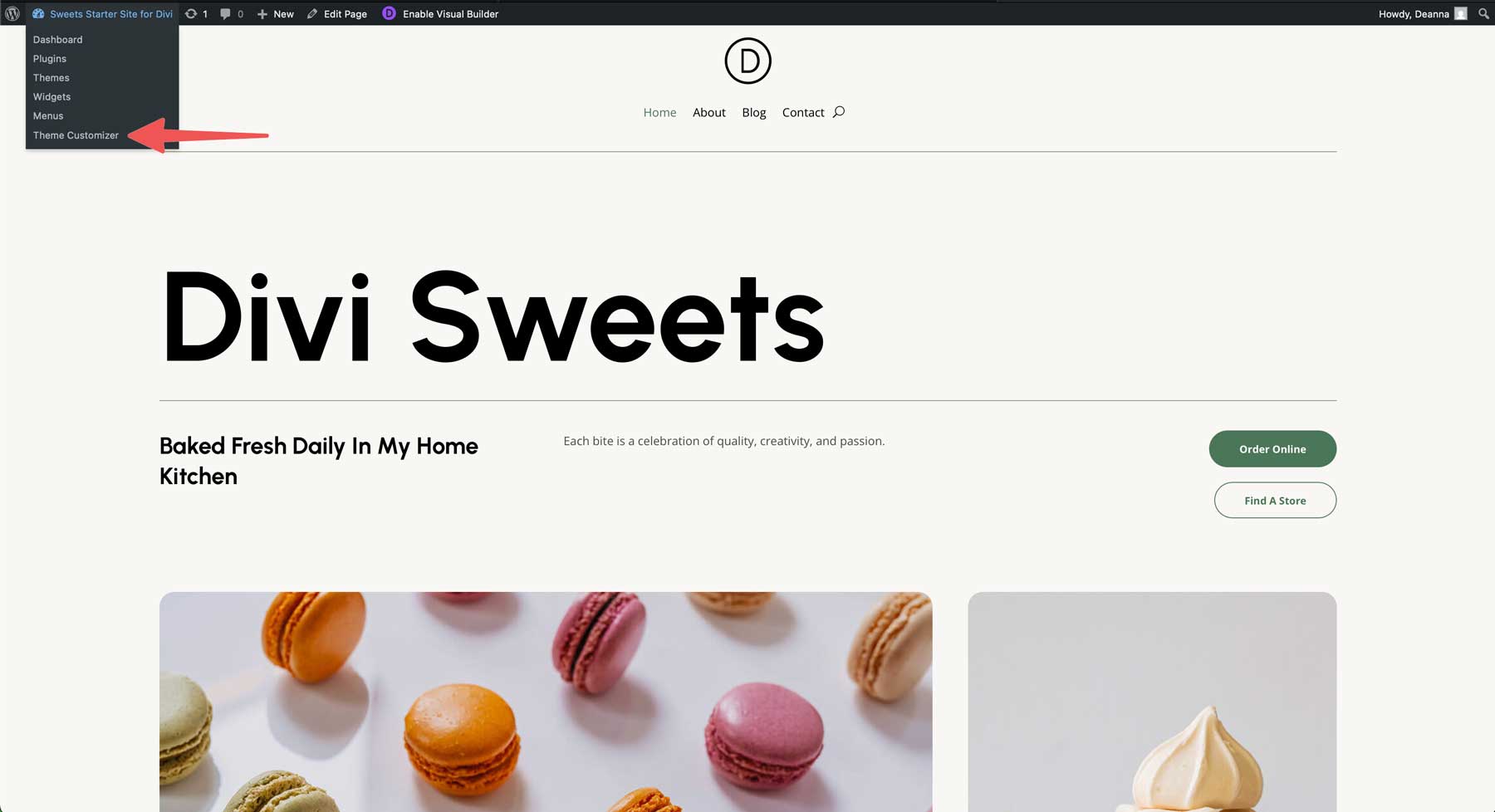 Diviのスイーツスターターサイト