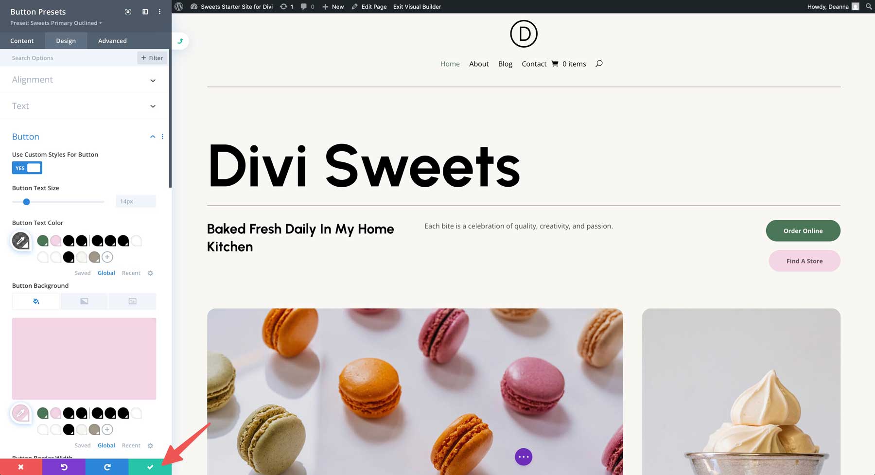 Diviのスイーツスターターサイト