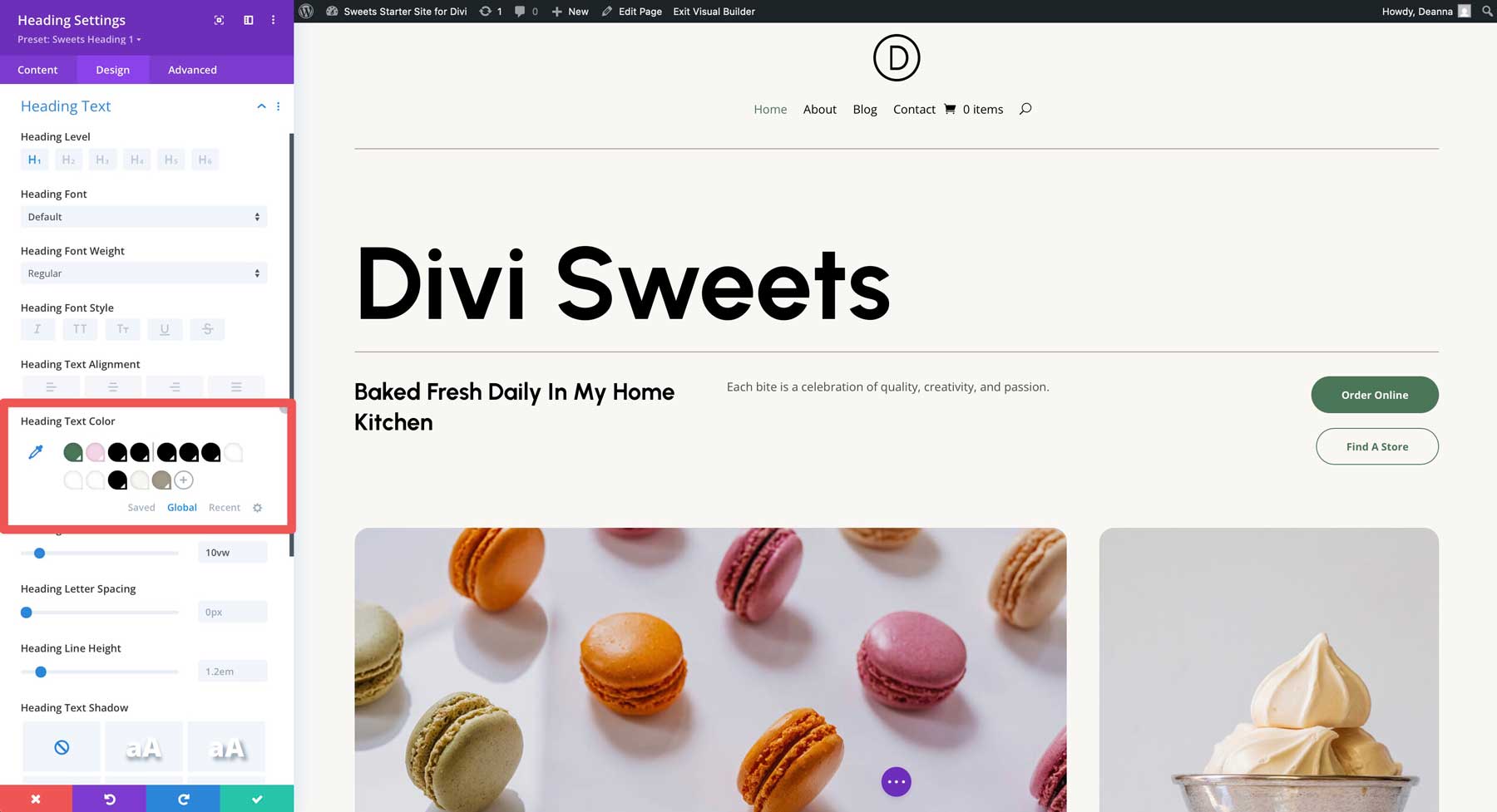 Diviのスイーツスターターサイト