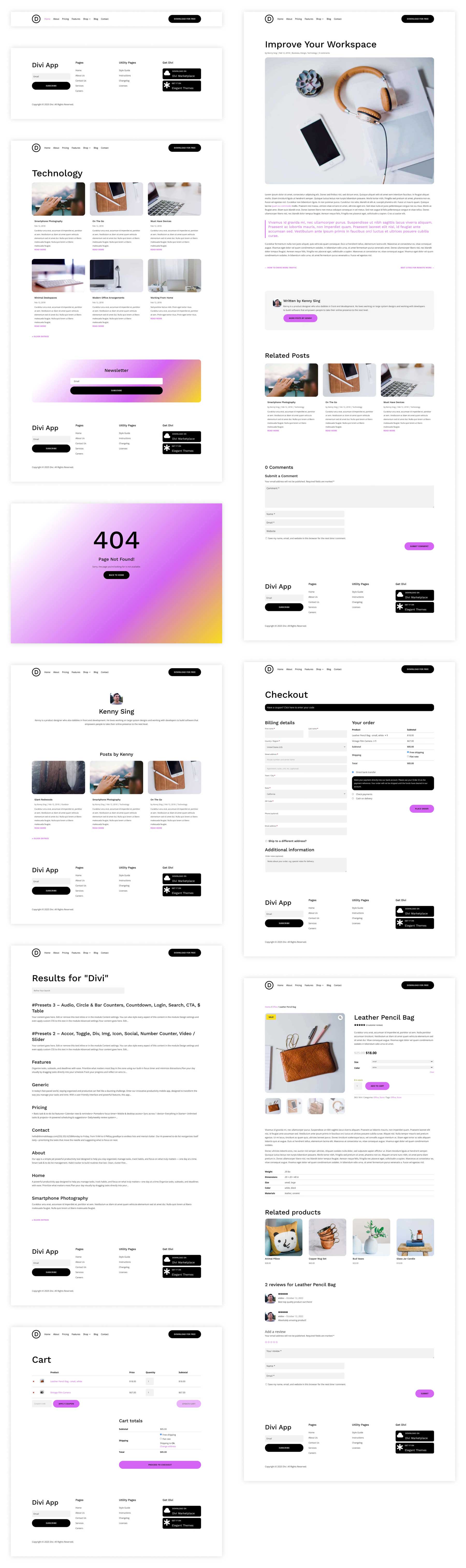 Situs starter aplikasi seluler untuk divi