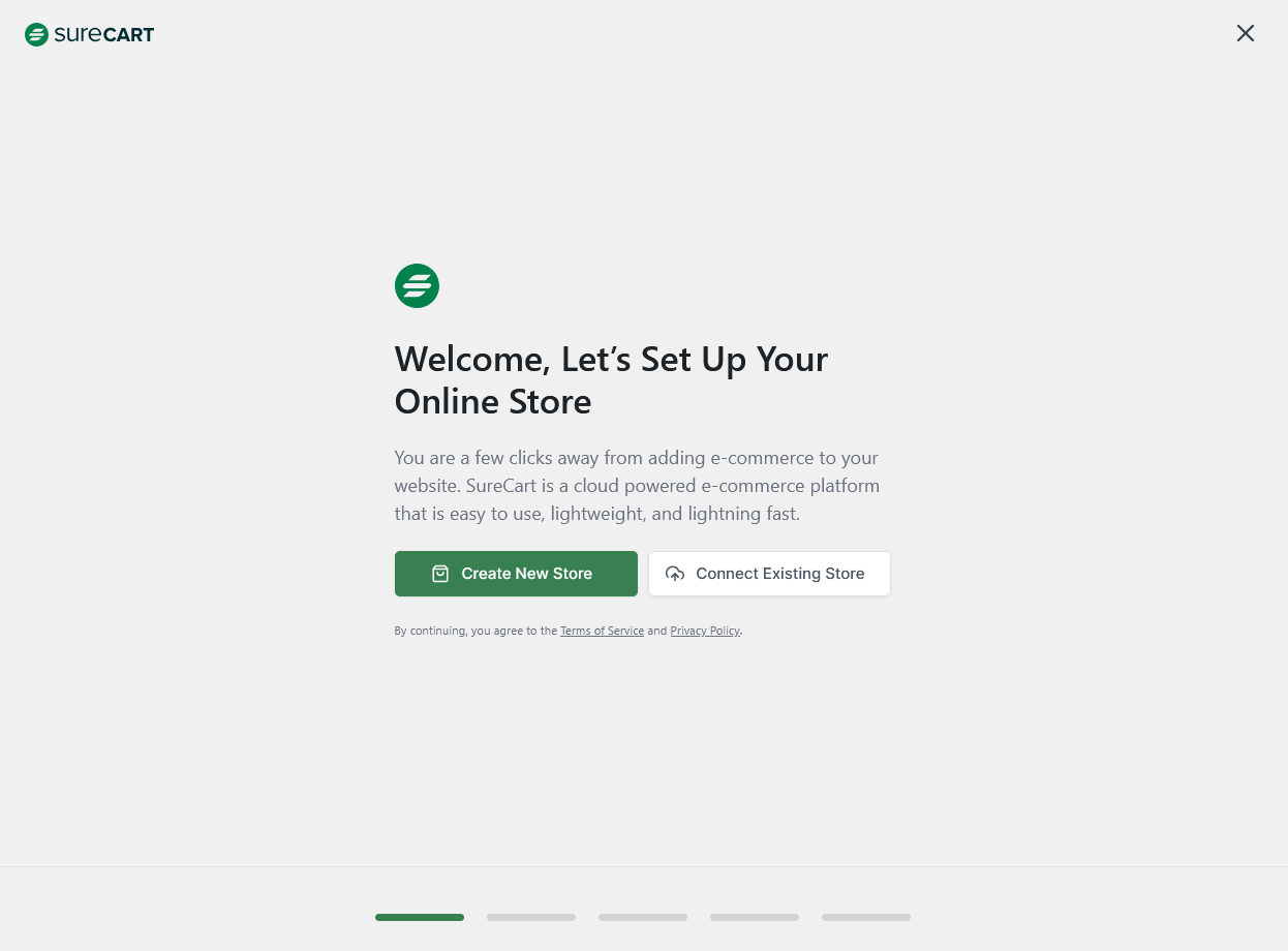 Surecart-User-on-Toarding-Herothemes SureCart user on boarding