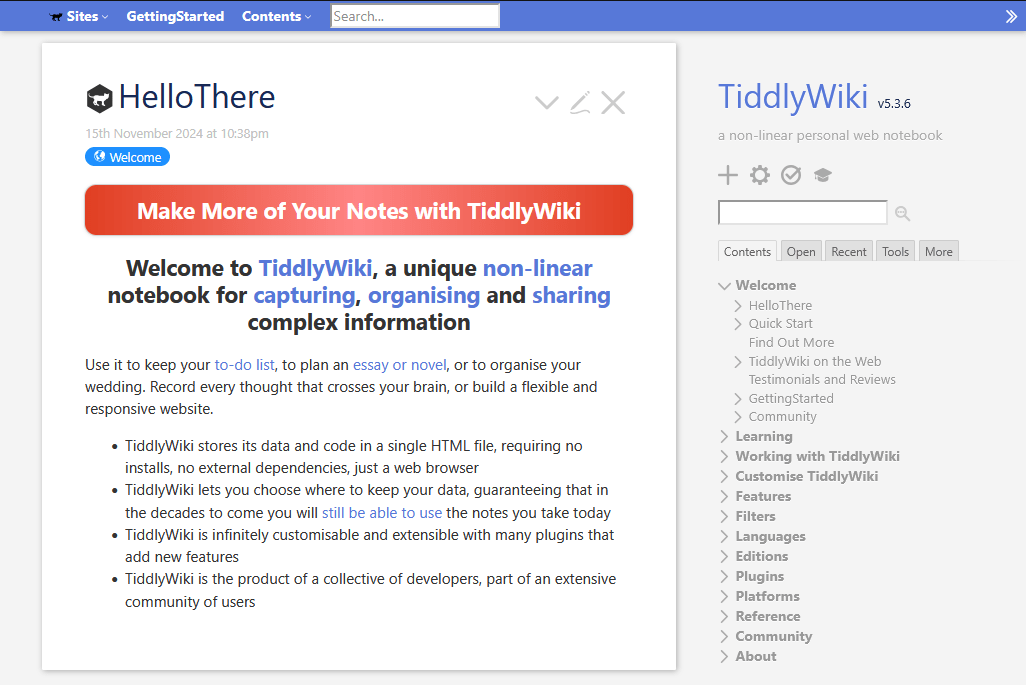 Tiddlywiki-for-creating-personal-wikis-ヘロセム TiddlyWiki for creating personal wikis