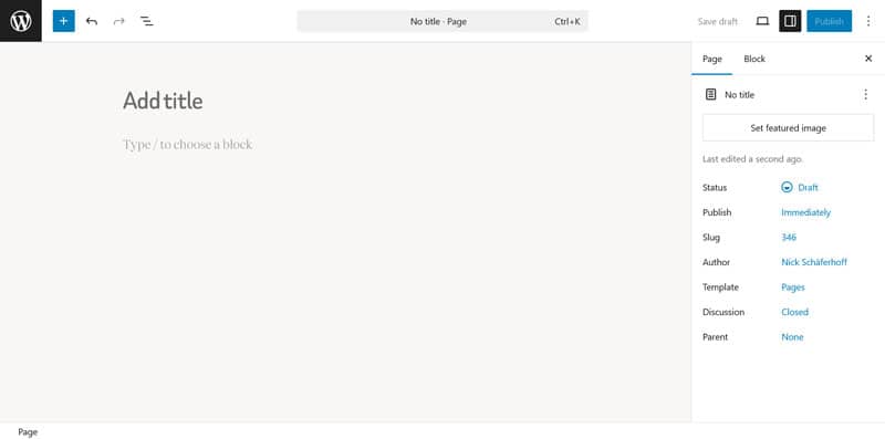 JavaScriptベースのWordPressブロックエディター