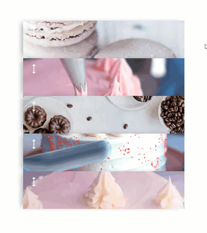 divi 响应式手风琴滑块