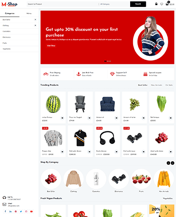 Beste WooCommerce -Themen mit Demo -Inhalt 61 m shop