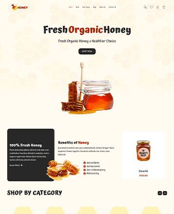 Beste Woocommerce -Themen mit Demo -Inhalt 22 honey 2648