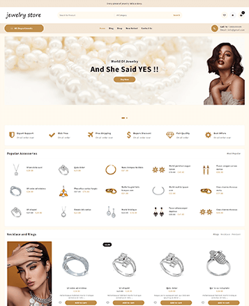 Beste WooCommerce -Themen mit Demo -Inhalt 79 jewelry store