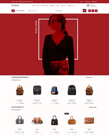 Beste WooCommerce -Themen mit Demo -Inhalt 52 th store