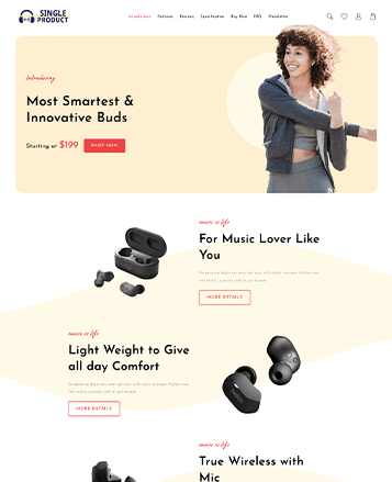 Beste WooCommerce -Themen mit Demo -Inhalt 15 single product c