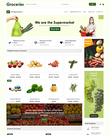 Beste WooCommerce -Themen mit Demo -Inhalt 76 groceries