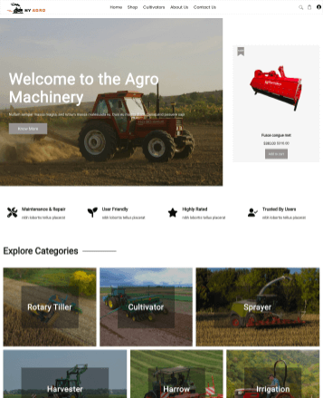 Beste WooCommerce -Themen mit Demo -Inhalt 47 agro 8 31