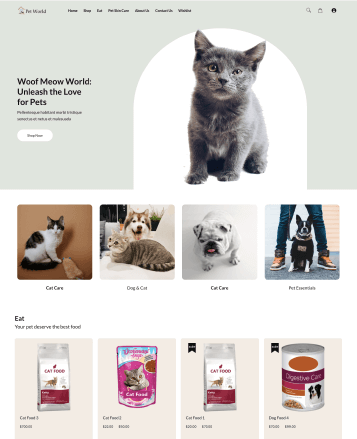 Beste WooCommerce -Themen mit Demo -Inhalt 49 vayu pet 31