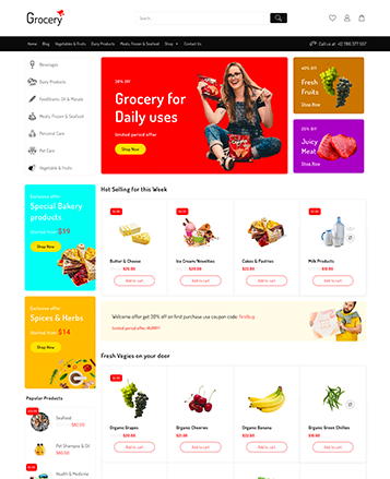 Beste WooCommerce -Themen mit Demo -Inhalt 21 grocery mania 6494