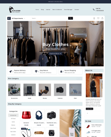 Beste WooCommerce -Themen mit Demo -Inhalt 73 elite store 80314
