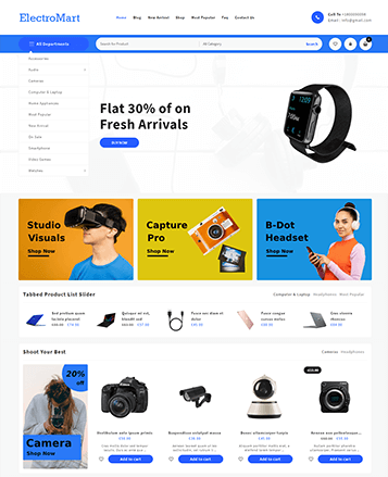 Beste WooCommerce -Themen mit Demo -Inhalt 81 electromart