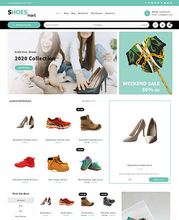 Beste Woocommerce -Themen mit Demo -Inhalt 80 shoes footwear