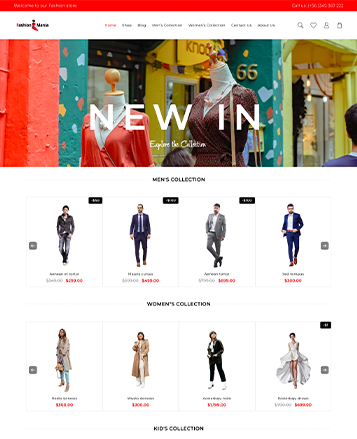 Store de ropa de 11+ Temas de WooCommerce para WordPress 2 fashion mania v2 5
