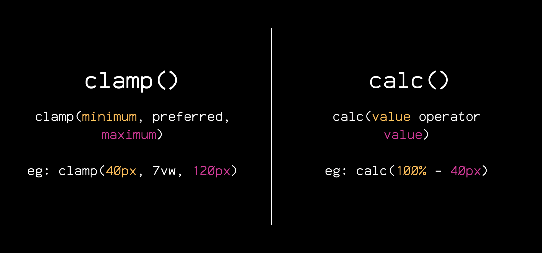 Clamm Vs Calc Sözdizimi