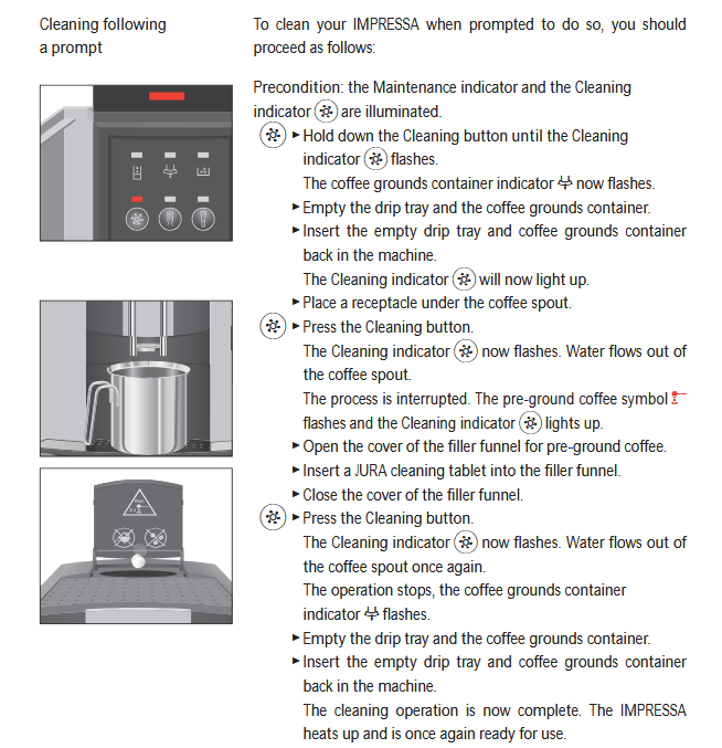 Jura-Manual-示例 - 图像和列表 - 冬季 Jura manual example with images and list of steps
