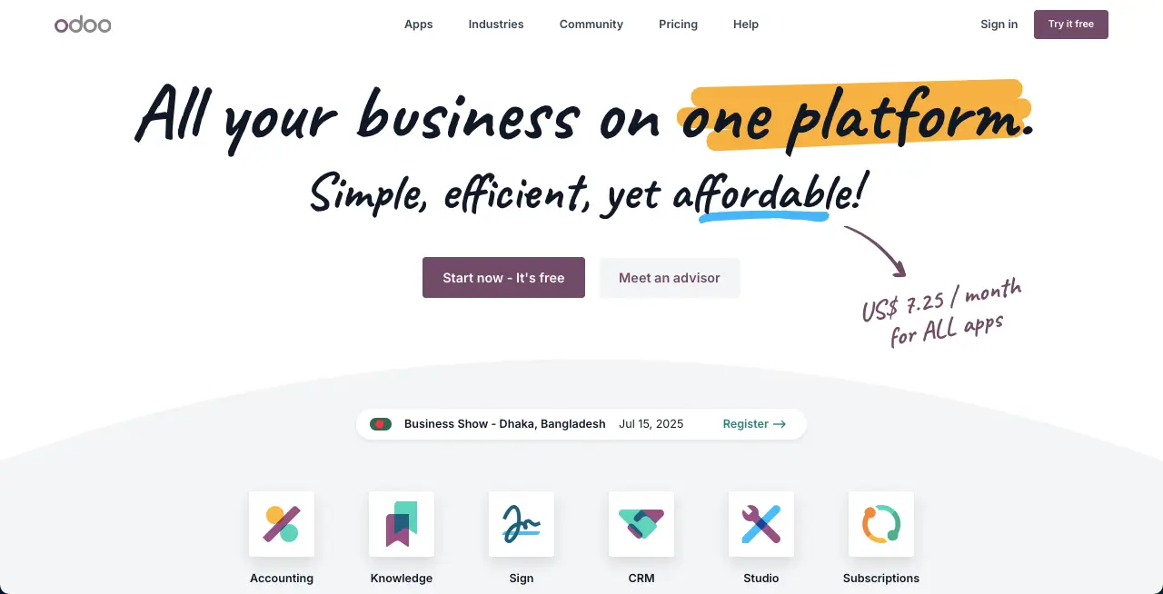 Odoo erp