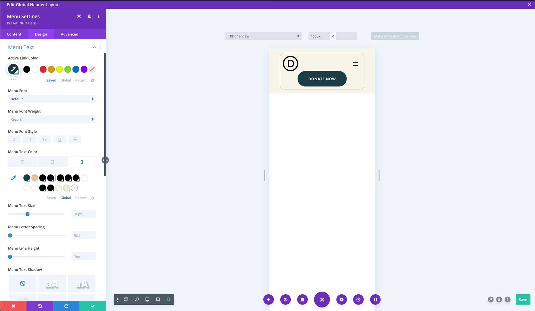 Situs starter LSM untuk Divi