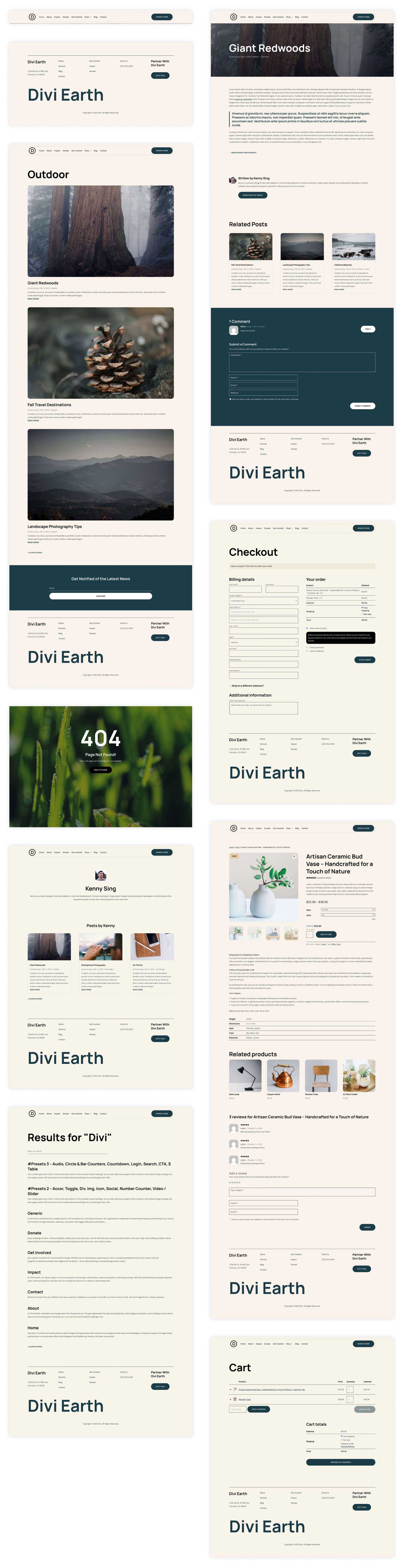 Situs starter LSM untuk Divi