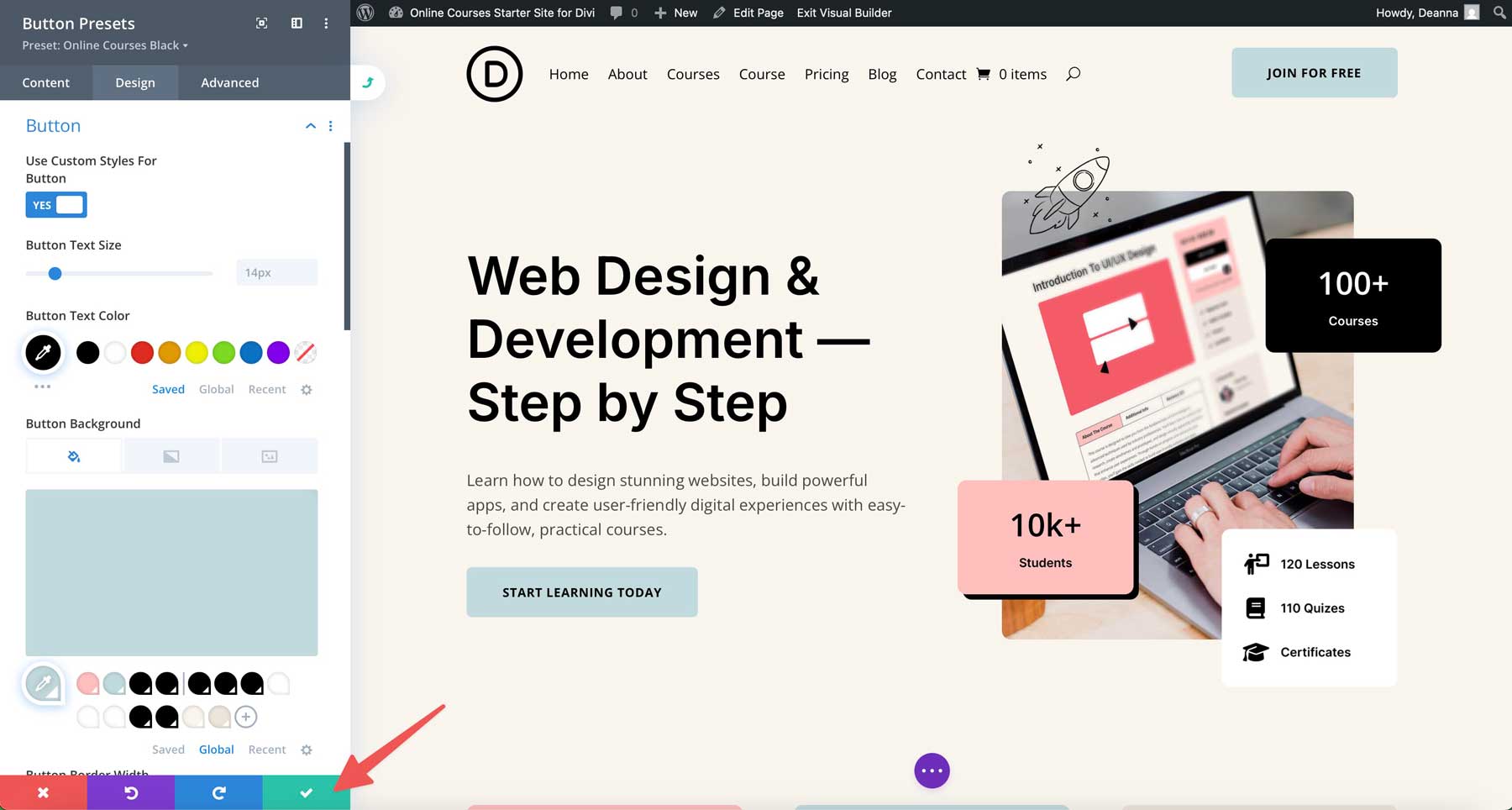 Situs Starter Kursus Online untuk Divi