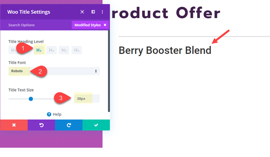 divi 特色產品部分